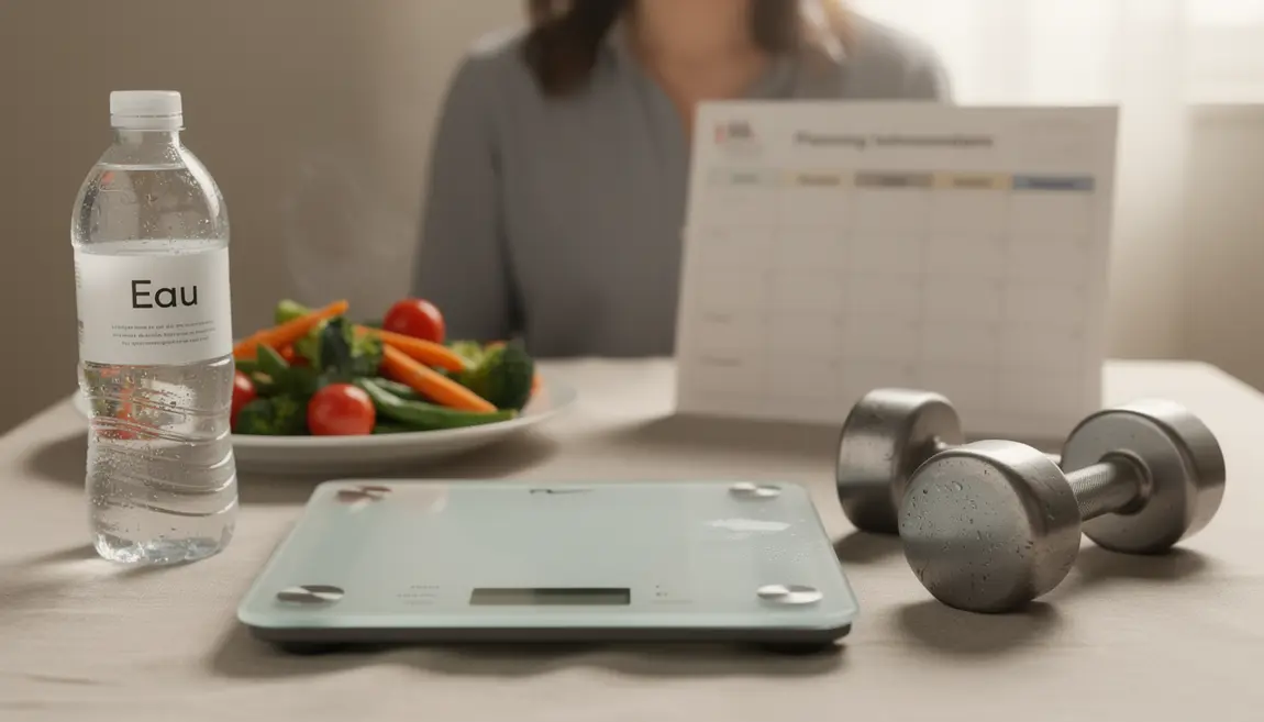 balance et planning perdre 5 kg en 7 jours