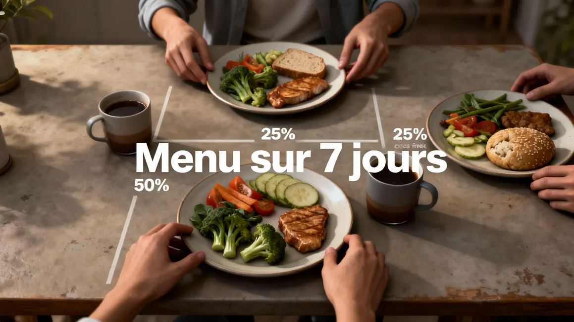 plan alimentaire menu 7 jours perdre 5 kilos en 1 mois