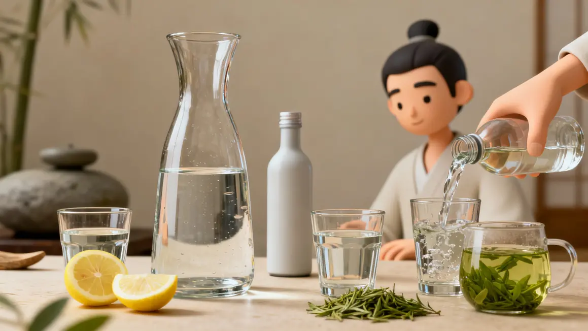 eau citron tisanes hydratation détox fitness