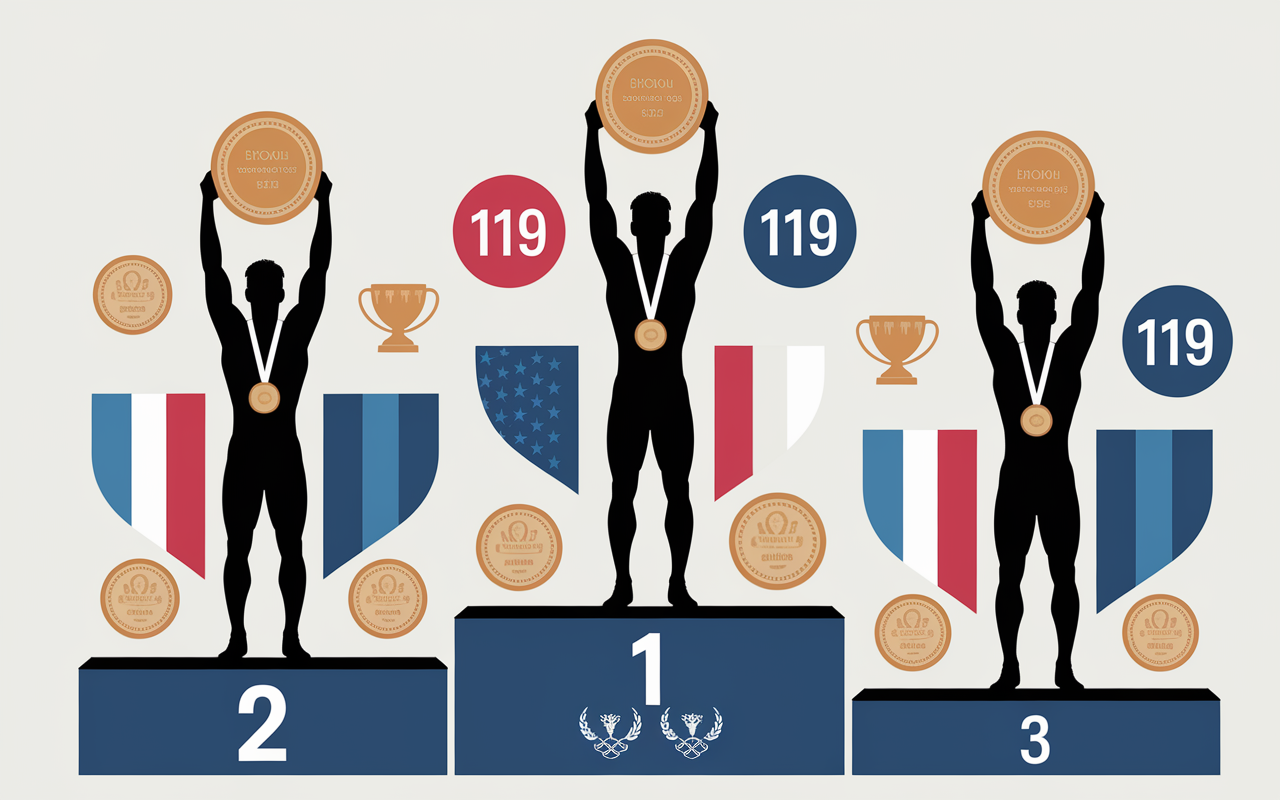 la musculation est elle un sport podium athletes medaille