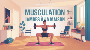 exercice squat musculation jambes maison