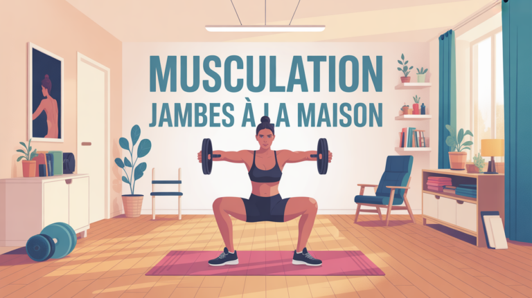 exercice squat musculation jambes maison
