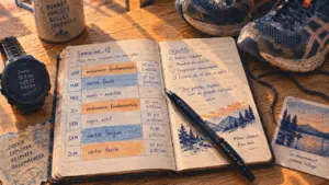 Entrainement a la course : carnet de plan hebdo avec 3 séances pour progresser sans blessure