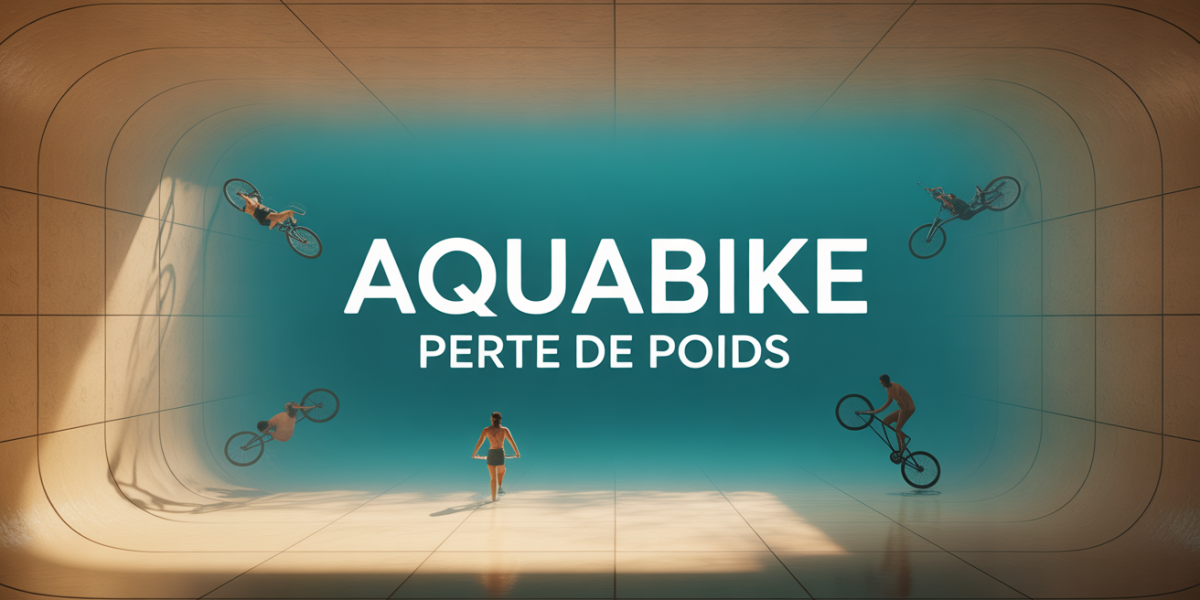 Vue bassin interieur aquabike perte de poids collectif