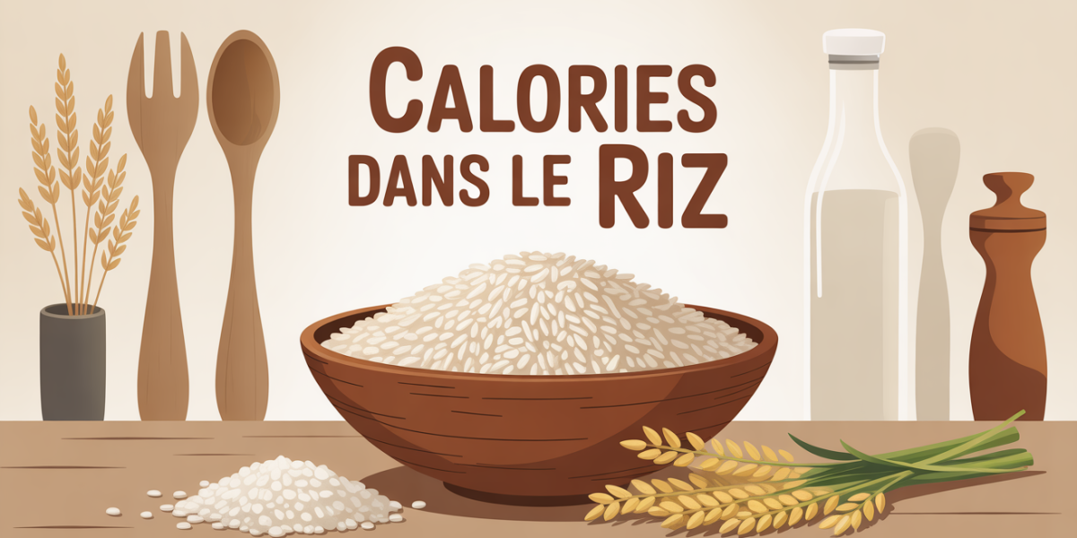 Bol de riz blanc et complet, calories dans le riz