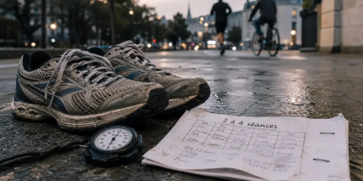 Courir combien de fois par semaine : 2 à 4 sorties par semaine