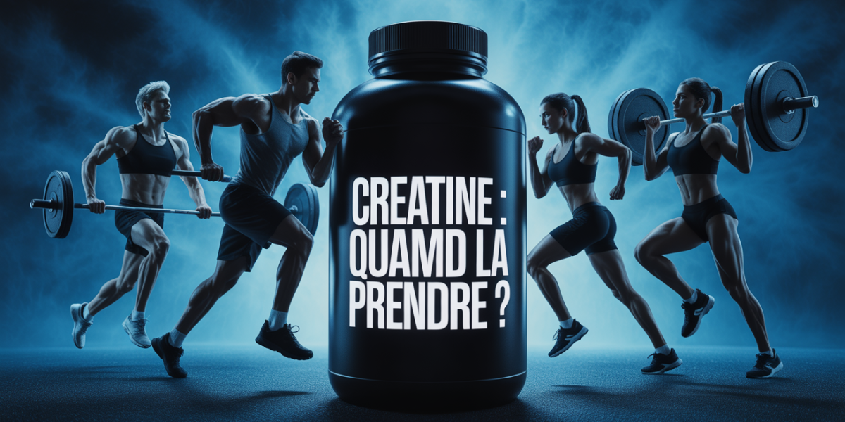 Créatine : quand la prendre visuel force et endurance sportifs