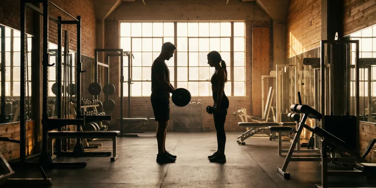 sportifs entrainement duo musculation
