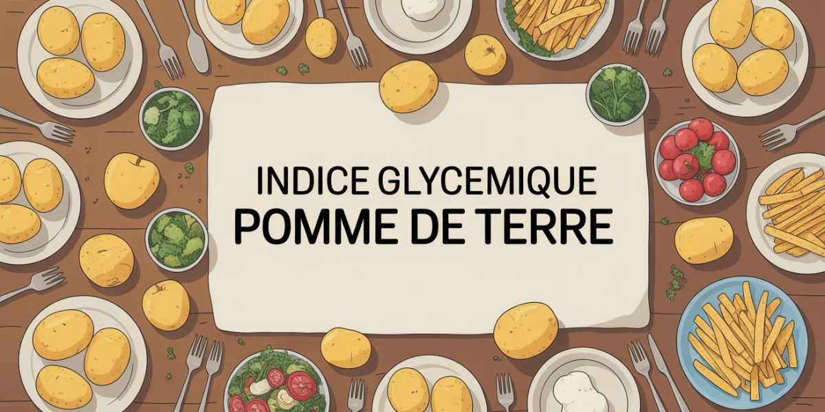 Indice glycémique pomme de terre et variétés sur table conviviale