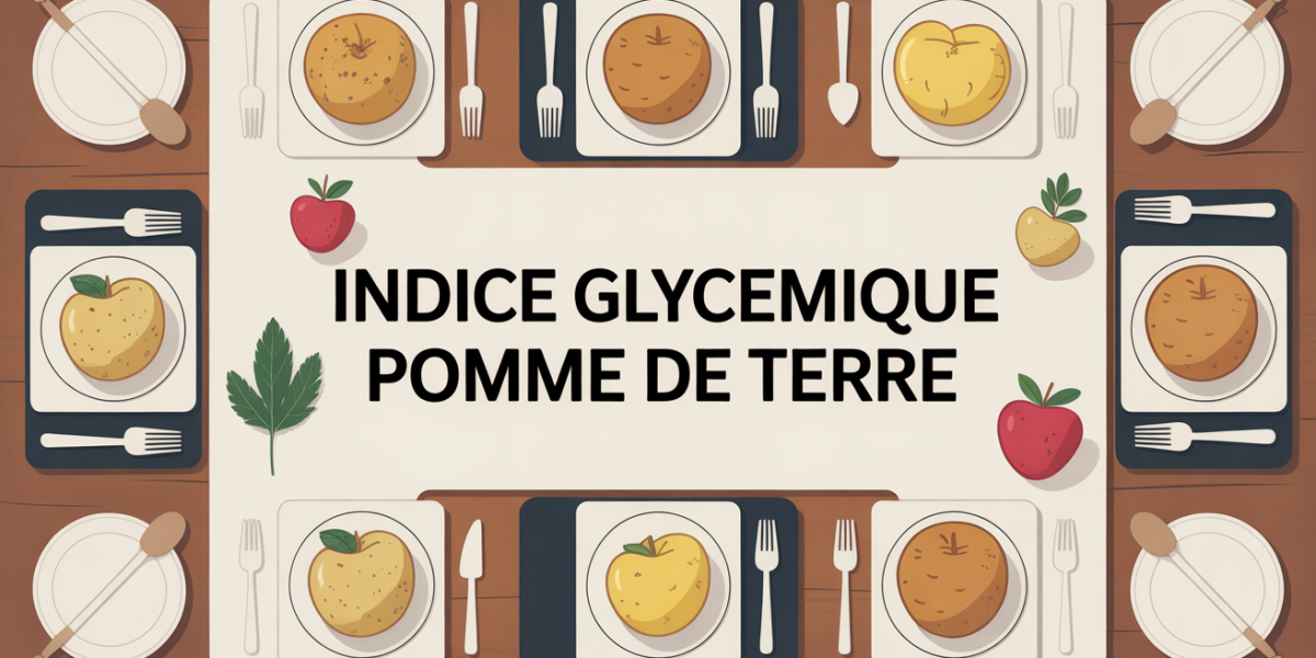 Table familiale pommes de terre cuisson et graphique IG