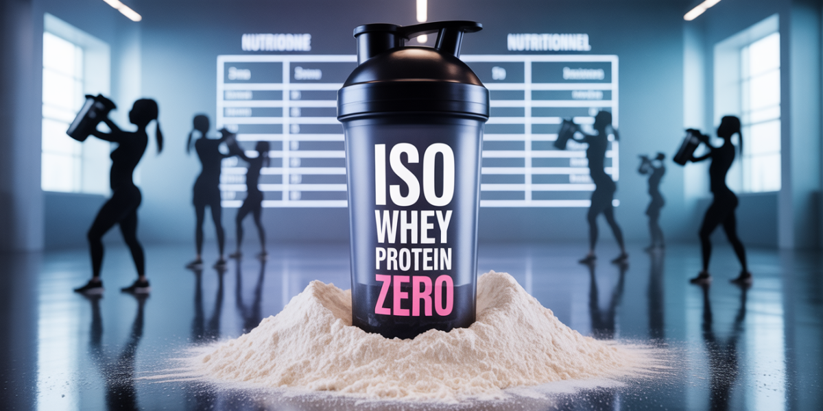iso whey protein zero fitness silhouettes shakers poudre tableau nutritionnel