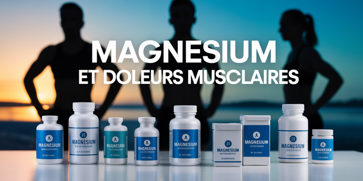flacons magnesium douleurs musculaires sportifs