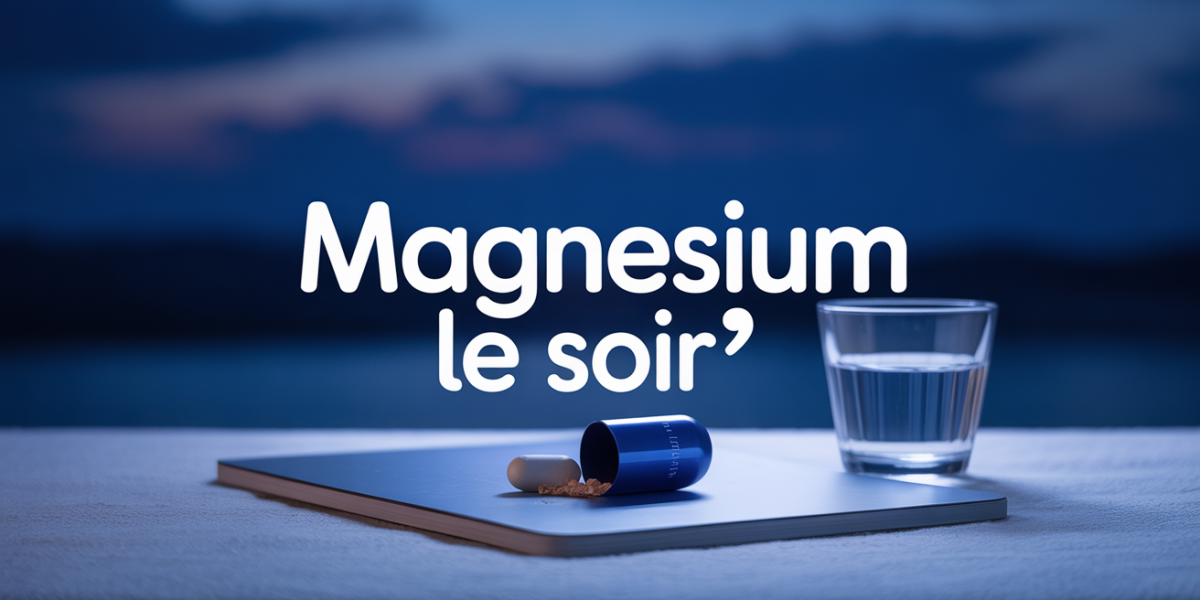 magnesium le soir sommeil calme veritable