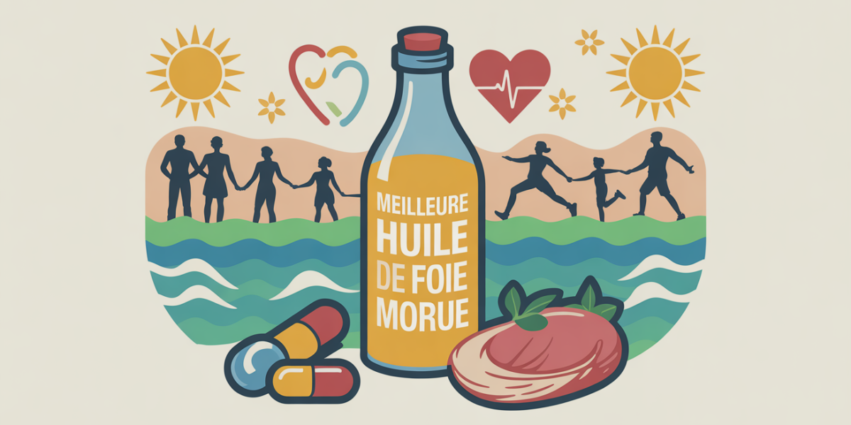 meilleure huile de foie de morue bouteille capsules sante
