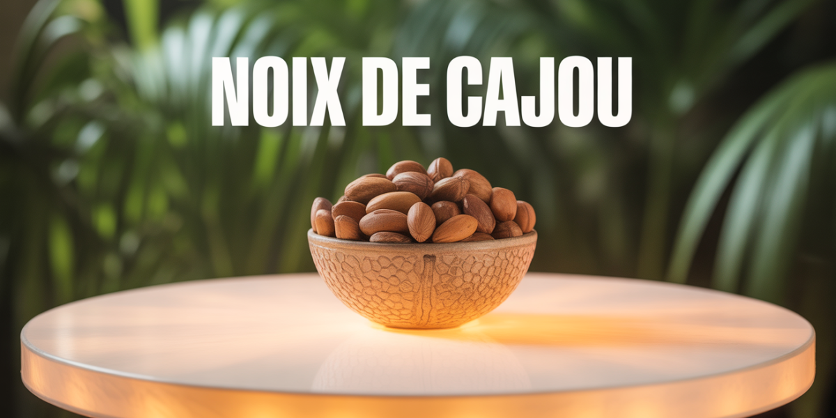 bol de noix de cajou sur table végétale
