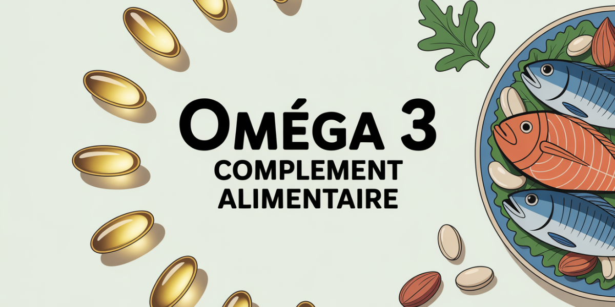 omega 3 complement alimentaire image gélules poissons noix salade
