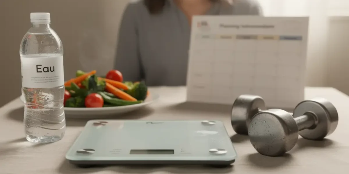 balance et planning perdre 5 kg en 7 jours