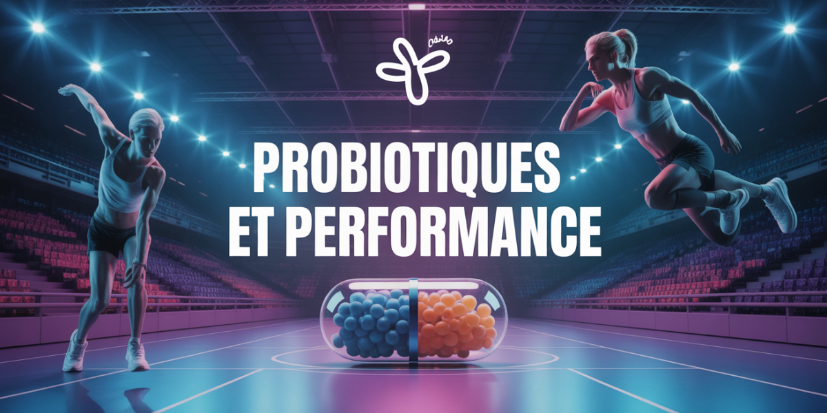 Salle de sport capsule probiotique et sportifs en action
