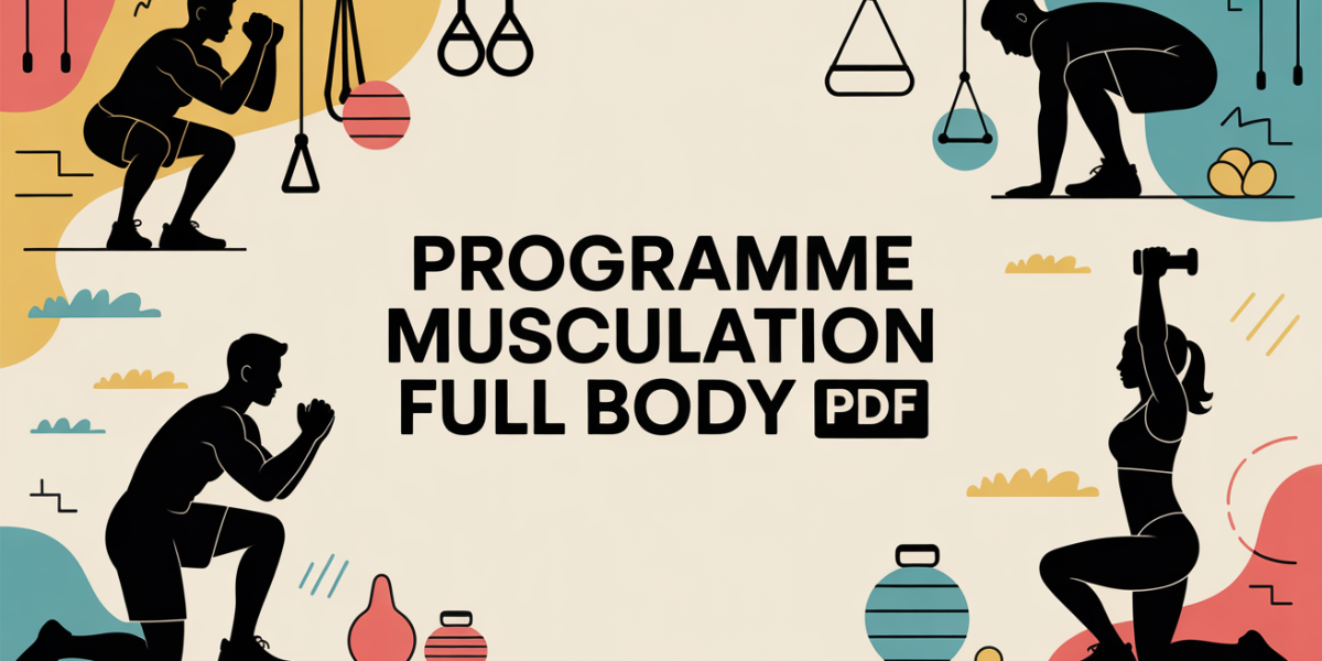 fond dynamique silhouettes programme musculation full body pdf