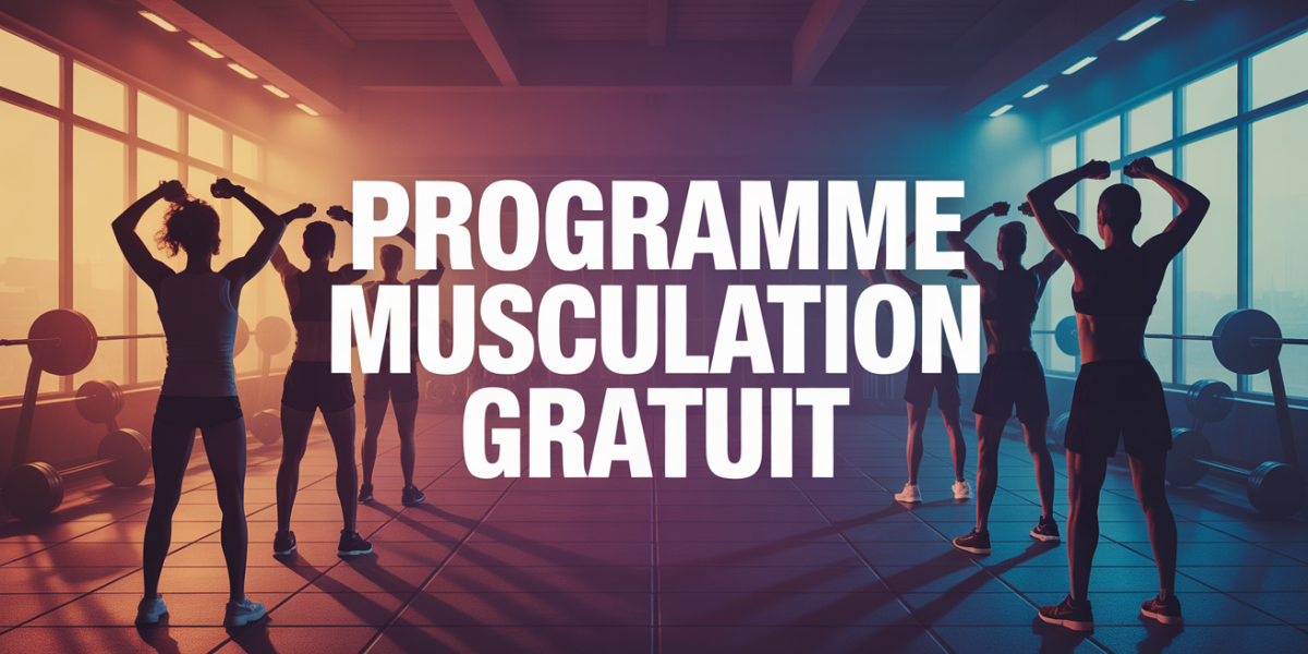 programme musculation gratuit personnes motivées haltères tapis