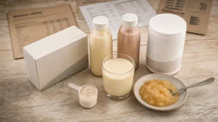 Protéine pour grossir pharmacie : gainer, boisson HP/HC et poudre en pharmacie