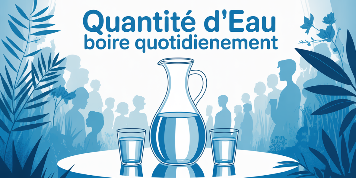 carafe verres quantite d eau boire quotidiennement