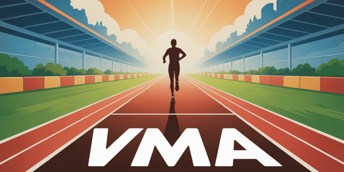 VMA piste course running vue du dessus